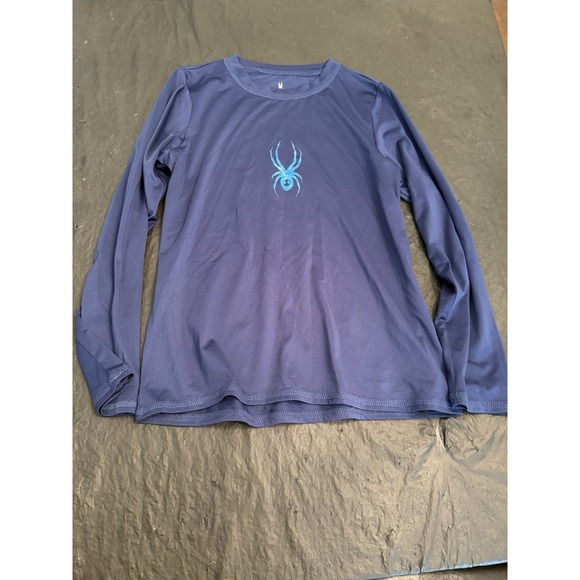 Spyder Other - Spyder Shirt Boys Small Logo Long Sleeve Crew Neck Youth Casual
